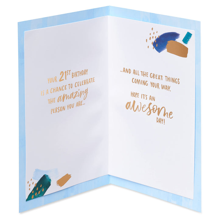 American Greetings 21st Birthday Card (The Amazing Person You Are)