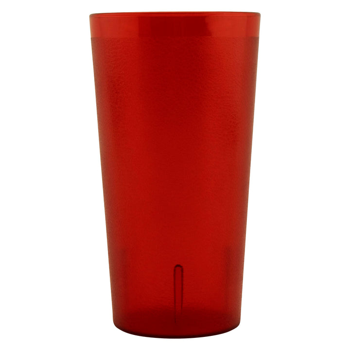 G.E.T. 6632-1-R-EC Heavy-Duty Plastic Restaurant Tumblers, 32 Ounce, Red (Set of 4) 4 Count (Pack of 1) 32 ounces