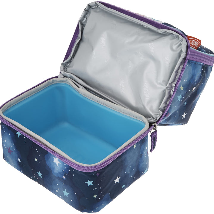 THERMOS Non-Licensed Dual Compartment Lunch Box, Space Unicorn