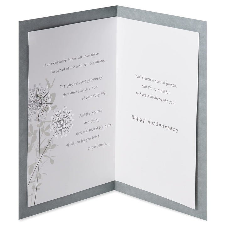 American Greetings Anniversary Card for Husband (Proud of the Man You Are) Dandelions