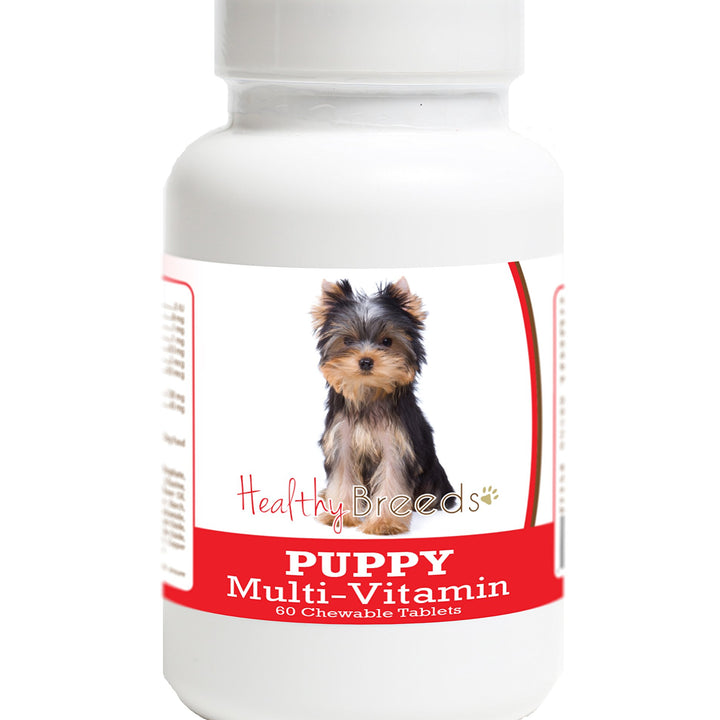 Healthy Breeds Yorkshire Terrier Puppy Dog Multivitamin Tablet 60 Count