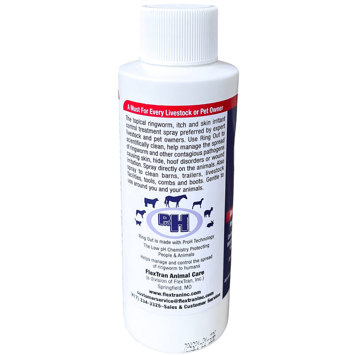 Ring Out - Control and Help Ringworm for Cats, Dogs, Sheep, Goats, Cattle, Horses, all Pets and Livestock makes 32 oz. of Spray