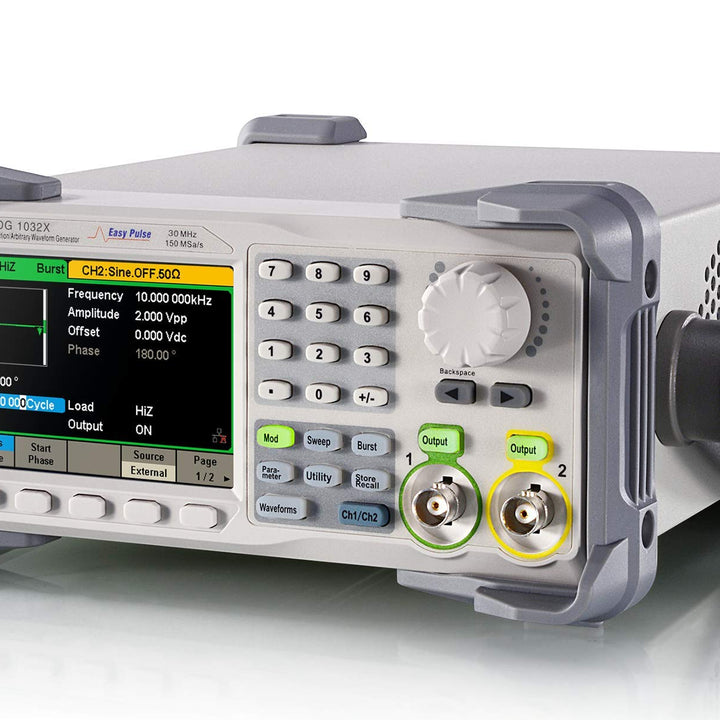 Siglent Technologies SDS1202X-E 200 mhz Digital Oscilloscope 2 Channels, Grey and Siglent Technologies SDG1032X Arbitrary Waveform - Function Generator Oscilloscope + Arbitrary Waveform