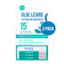 3-Pack Blue Lizard Mineral SPF 15 Lip Balm: Broad Spectrum Sun Protection, Natural Coconut Flavor, 8 Natural Oils, Infused with Australian Kakadu Plum, Rich in Vitamin C, Vegan, Each Tube 0.13 oz.