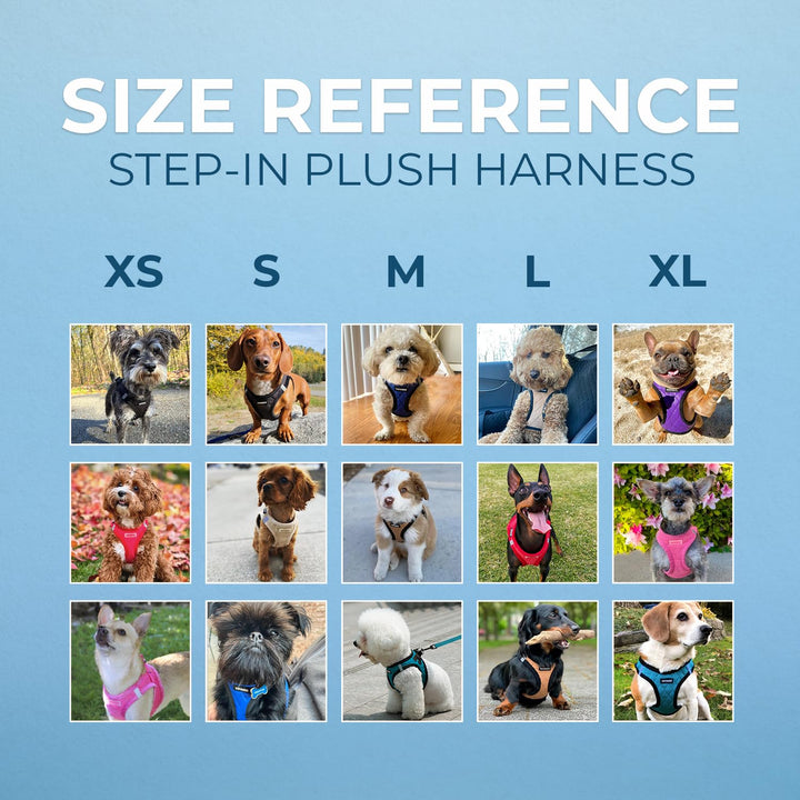 Voyager Step-In Plush Dog Harness  Soft Plush, Step In Vest Harness for Small and Medium Dogs by Best Pet Supplies - Harness (Chocolate Suede), XS (Chest: 13 - 14.5")