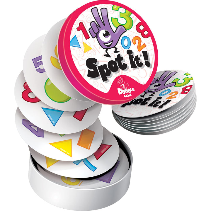 Zygomatic Spot It! Super Pack - 2 Fun Editions Bundle with 123 & Animals Jr. Game for Ages 4+, 2-8 Players Super Pack Kids