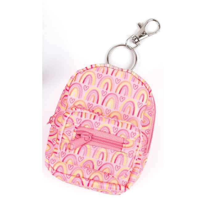 3C4G: Mini Stationary Backpack: Pink - Rainbow Pattern, Stocked with Everything Mini, Make It Real, Three Cheers for Girls, Tween & Girls, Kids Ages 8+