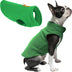 Gooby Every Day Fleece Cold Weather Dog Vest for Small Dogs, Green, Medium