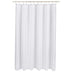 Basics Linen Style Bathroom Shower Curtain, 72" x 72", Bright White, 11.42" L x 9.45" W