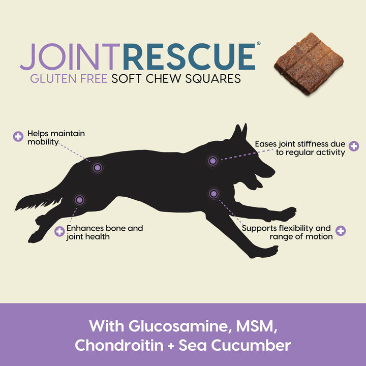 Ark Naturals Sea Mobility Joint Rescue Dog Treats, Venison Flavor, Joint Supplement with Glucosamine & Chondroitin, 1 Pack 9 Ounce (Pack of 1)