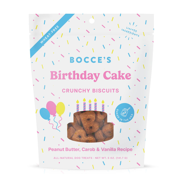 Bocce's Bakery - Limited Edition Wheat-Free Dog Treats, Burgers & Fries Biscuits, 5 oz Burgers and Fries 5 Ounce (Pack of 1)