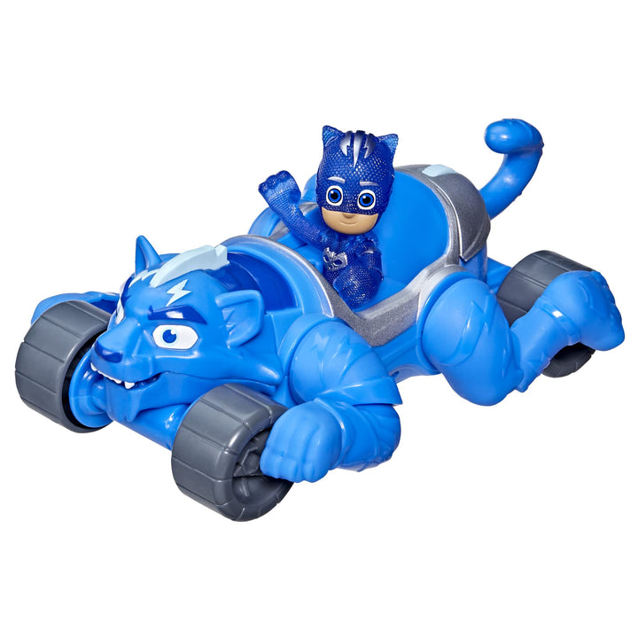 PJ Masks Animal Power Catboy Animal Rider Toy Car, with Catboy Action Figure, Deluxe Vehicles, Superhero, Preschool Toys for 3 Year Old Boys and Girls and Up