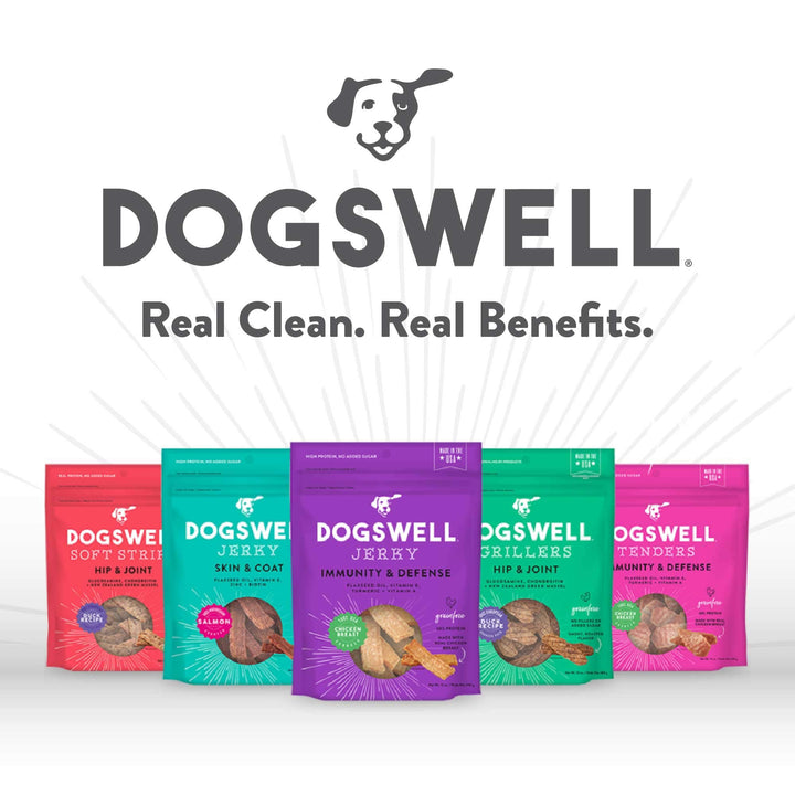 DOGSWELL Dog Dental Care Treats Made in USA Only, Grain Free Chicken Jerky Dog Treats, 24oz Bag 1.5 Pound (Pack of 1)