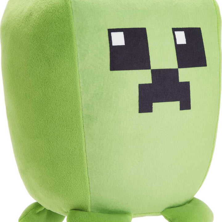 Minecraft Cuutopia 10-in Creeper Plush Character, Soft Rounded Pillow Doll, Video Game-Inspired Collectible Toy Gift for Ages 3 Years & Older