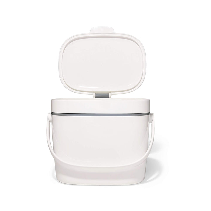 OXO Good Grips EASY-CLEAN COMPOST BIN - WHITE - 1.75 GAL/6.62 L 1.75 Gallon