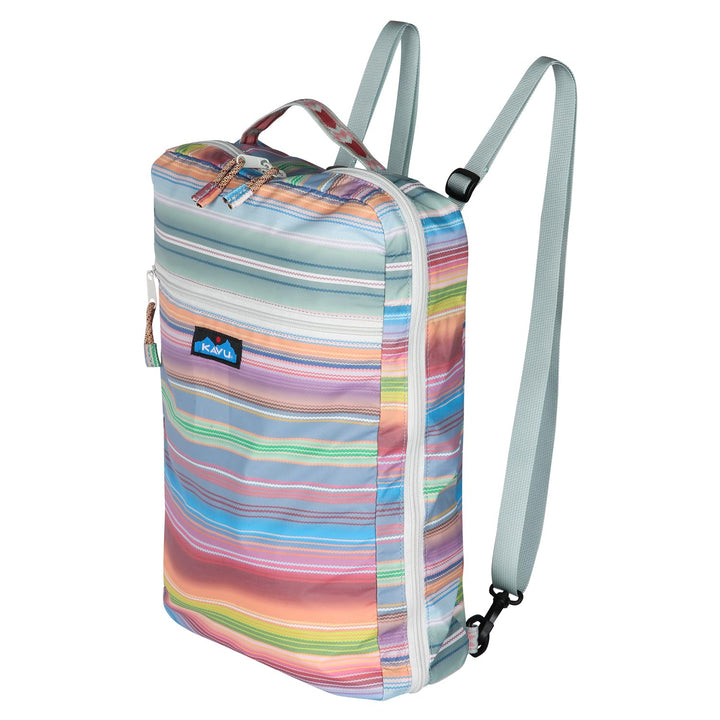 KAVU Wombat Packing Cube Convertible Backpack - Rainbow Run