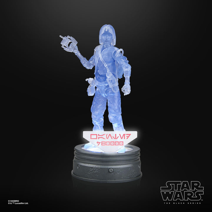 STAR WARS The Black Series Holocomm Collection OSHA Aniseya, Collectible 6 Inch Action Figure with Light-Up Holopuck