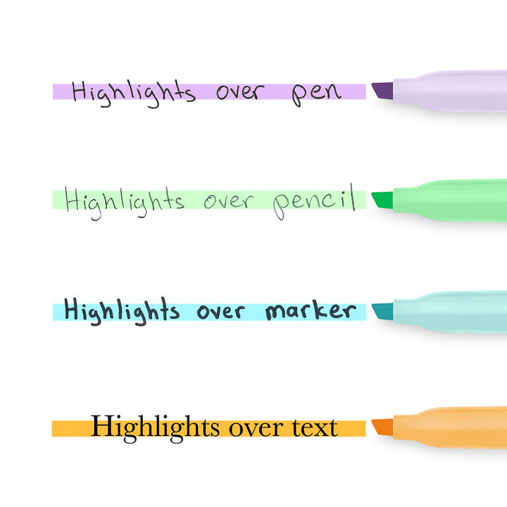 Sharpie Pocket Highlighters, Mild Pastel Colors, Assorted, Chisel Tip, 12 Count 1 Count (Pack of 12)