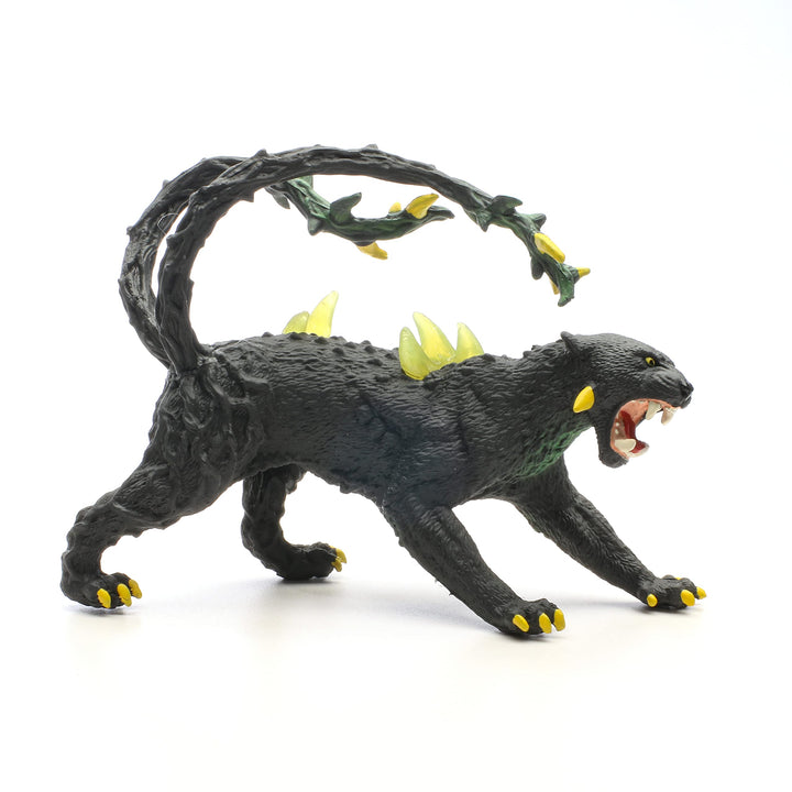 Schleich Eldrador Creatures Mythical Shadow Panther Action Figure - Mischievous Shadow Panther with Transparent Spines, Durable Toy for Boys and Girls, Gift for Kids Age 7+ 42522-N