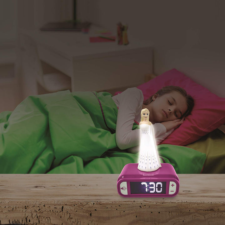 Lexibook - Unicorn Digital Alarm Clock for Kids with Night Light, Snooze and Unicorn Sound Effects, Childrens Clock, Luminous Unicorn, Pink Colour - RL800UNI