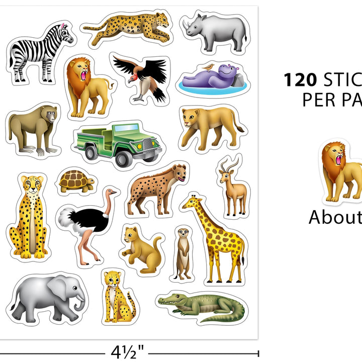 Teacher Created Resources Safari Stickers (TCR7089)