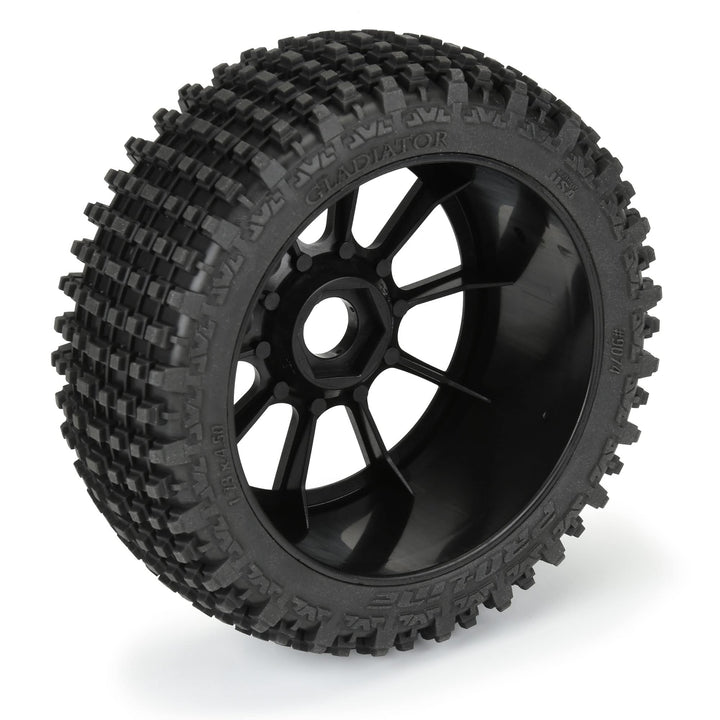 Pro-line Racing 1/8 Gladiator M2 Fr/Rr BgyTire MTD Blk Mach 10 2 PRO907421 RC Tire M2 (Medium)