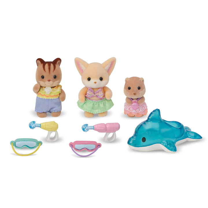 Calico Critters Nursery Friends - Pool Fun Trio Nursery Friends Pool Fun Trio