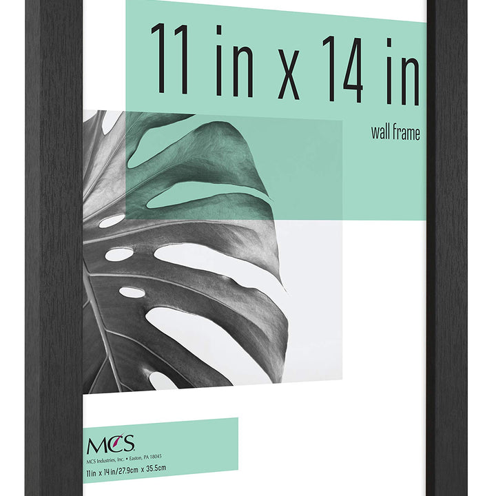 MCS Studio Gallery 20x27 Poster Frame Black Woodgrain, Vertical & Horizontal Wall Hanging Large Picture Frame for Photos, Posters & Art Prints (1-Pack) 1-Pack 20x27 - Select