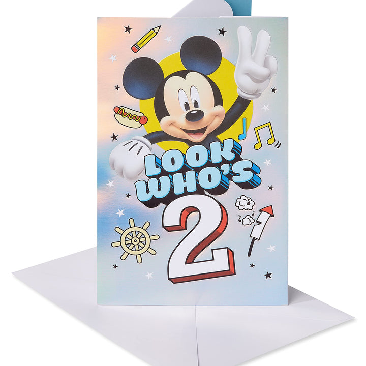 American Greetings 2nd Birthday Card (Mickey Mouse) Mickey Mouse