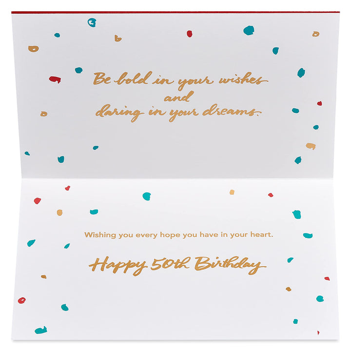 American Greetings 50th Birthday Card (Be Bold) Be Bold