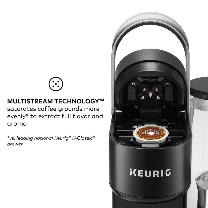 Keurig K-Café SMART Single Serve Coffee Maker with WiFi Compatibility, Latte and Cappuccino Machine with Built-In Frother, 6 Brew Sizes, Compatible with Alexa, Black