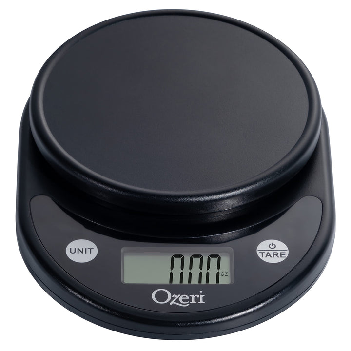 Ozeri Pronto Digital Multifunction Kitchen and Food Scale, All Black