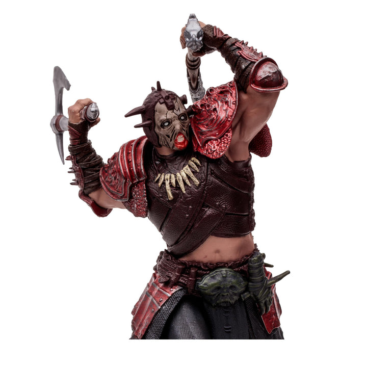 McFarlane Toys - Diablo IV Rend Barbarian and Blood Necromancer 2pk Gold Label 1:12 Scale Posed Figures, Gold Label,  Exclusive