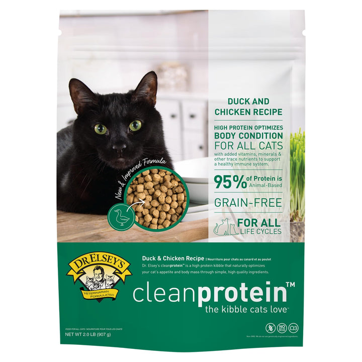 Dr. Elsey's Cleanprotein Salmon Formula Dry Cat Food, 6.6 Lb 6.6 Pound (Pack of 1)