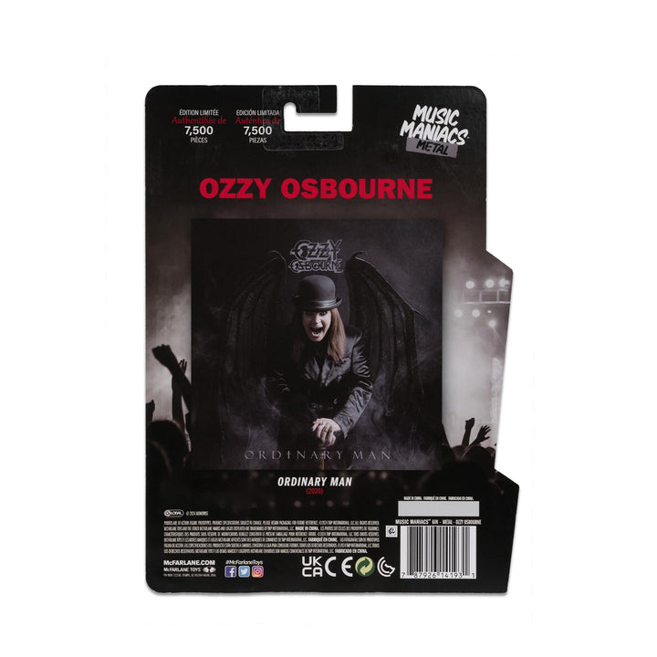 McFarlane Toys - Music Maniacs Metal Ozzy Osbourne 6in Action Figure