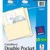 Avery Untabbed Double Pocket Dividers for 3 Ring Binders, Manila, Pack of 5 Dividers (03075) 5 Count (Pack of 1)