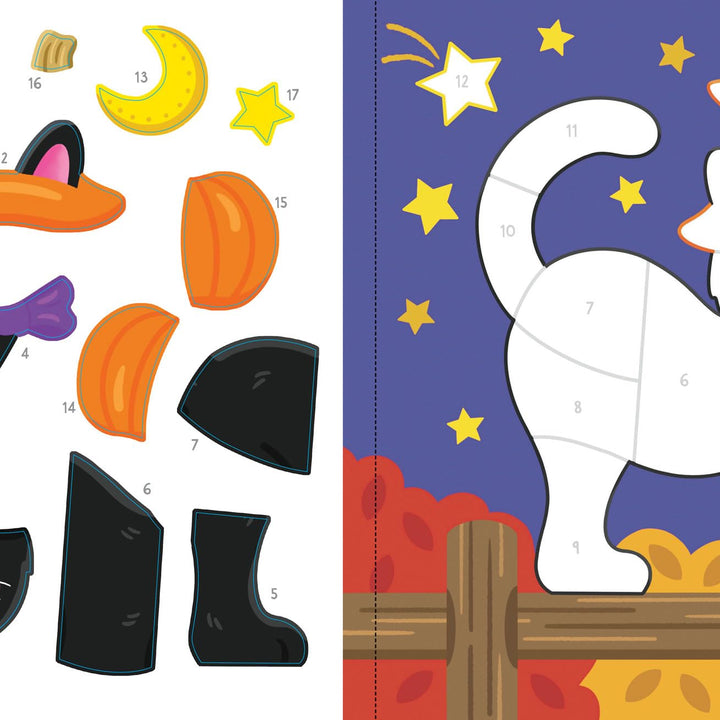 My First Color-By-Sticker Book - Halloween