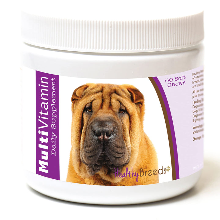 Healthy Breeds Chinese Shar Pei Multi-Vitamin Soft Chews 60 Count 60 Ct