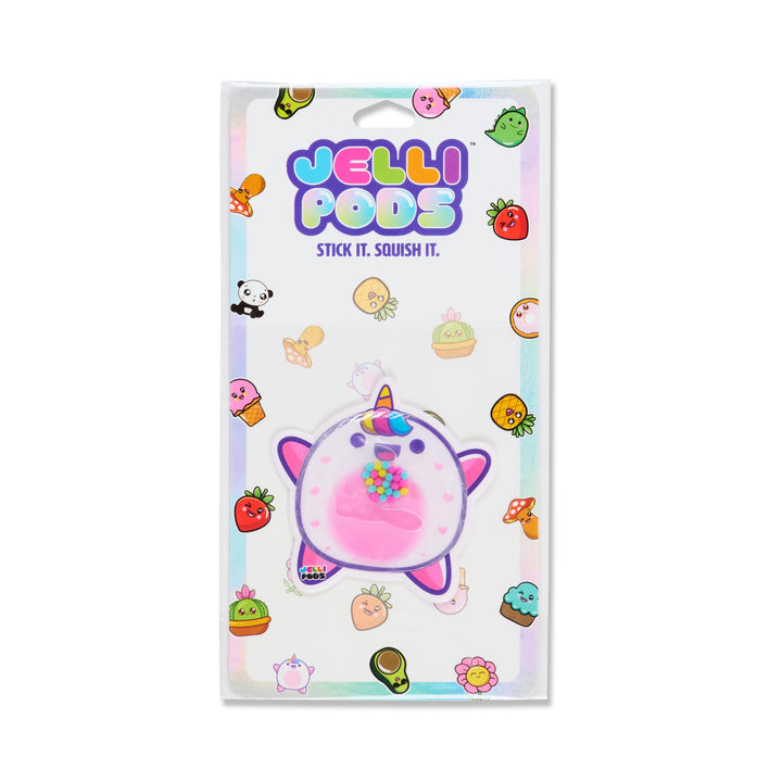 JelliPods - Adorable Animals - Reusable Sticker Bundle - Sensory Toy - Touch and Feel - Classroom Must Have - Tactile Sensory Fidget Activity for Kids - Includes 3 Reusable Puffy Stickers