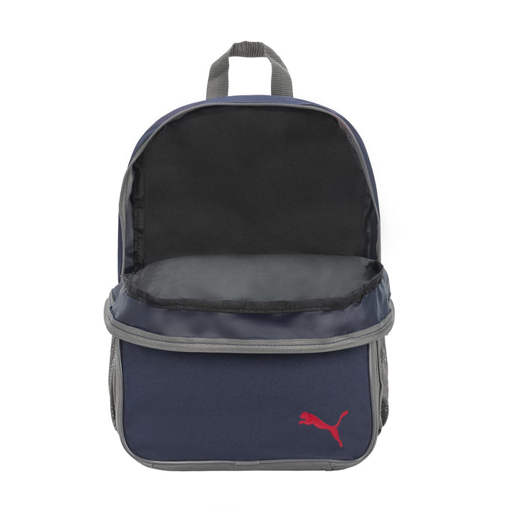 PUMA KIDS' EVERCAT BACKPACK & LUNCH KIT COMBO Youth Size Navy/Red