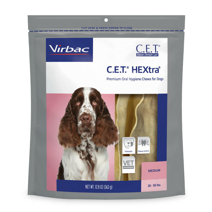 Virbac CET HEXtra Premium Oral Hygeine for Dogs, 26-50 lbs.