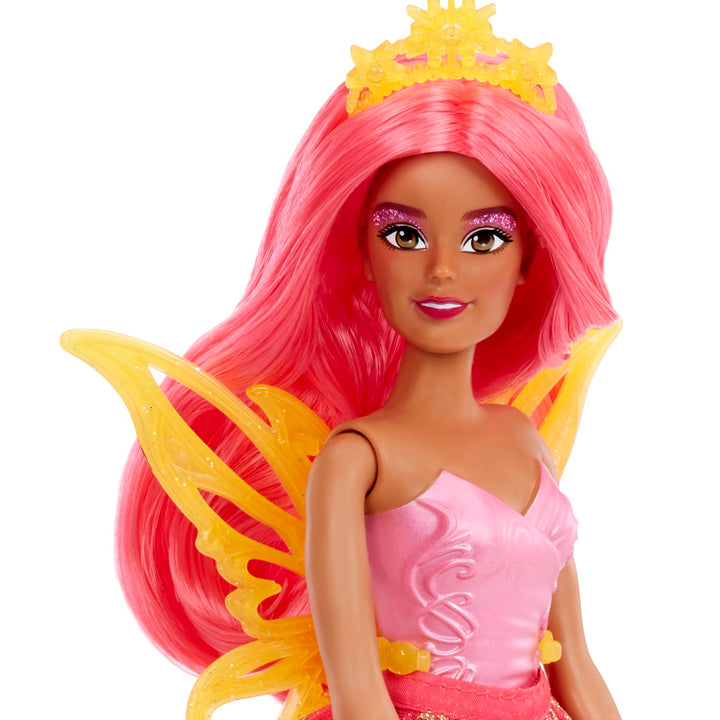 MGA Entertainment Dream Ella Color Change Surprise Fairies Celestial Series Doll - Yasmin Sun Inspired Fairy with Iridescent Sparkly Wings & Purple Hair, Great Gift, for Kids Ages 3, 4, 5+ (585121)