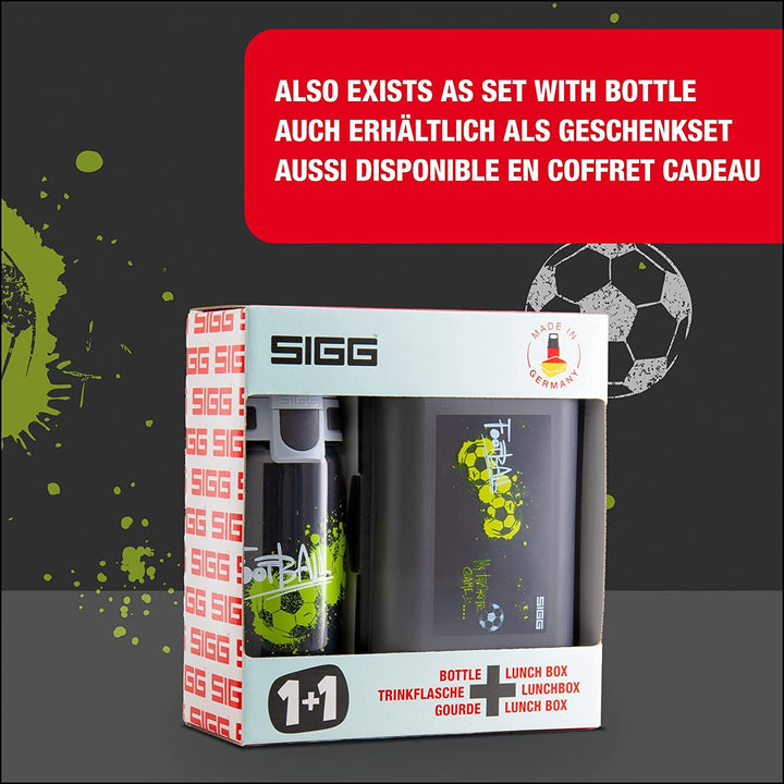 SIGG - Kids Lunch Box VIVA - Made in Germany - Dishwasher Safe - Food Containers for School, Daycare - Gifts Boys, Girls Football