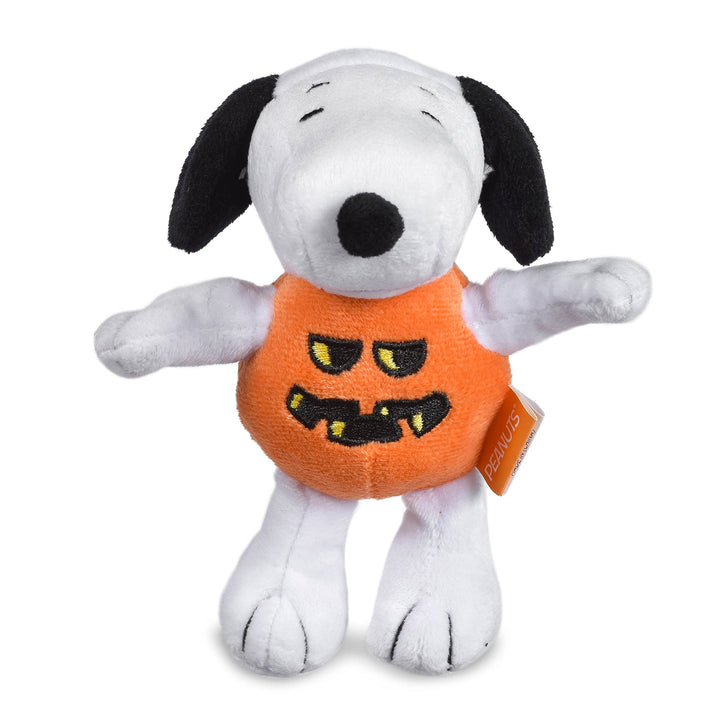 Peanuts 6” Snoopy Pumpkin Squeaker Pet Toy Halloween Snoopy Squeaky Pet Toy | Peanuts Dog Toys, Snoopy for Pets, Snoopy Jack-o-Lantern Toys for Dogs (FF21733) 6 Inch