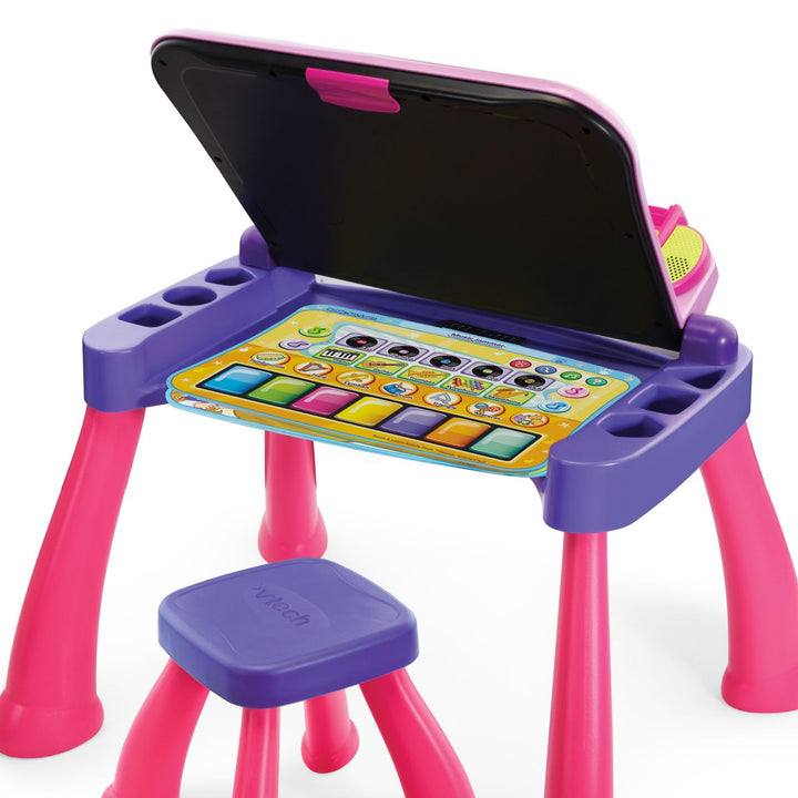 VTech Touch and Learn Activity Desk Deluxe, Pink Standard Packaging