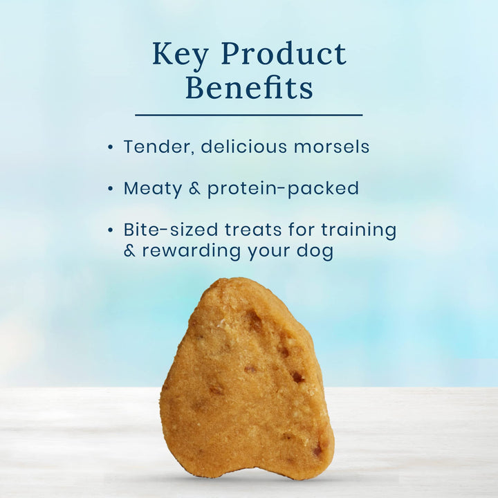 Blue Buffalo True Chews Premium Morsels Natural Dog Treats, Chicken 11 oz bag 11 Ounce (Pack of 1)