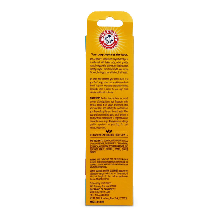 Arm & Hammer for Pets Dental Toothpaste for Dogs | No More Doggie Breath | Safe for All Dogs and Puppies | Chicken Flavor Dog Toothpaste - 3 Pack for Long-Lasting Use Fresh Breath - Chicken 2.5 Ounce (Pack of 3)