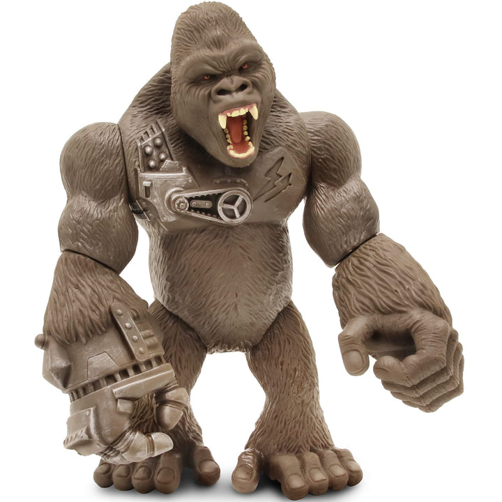 Lanard Primal Clash! Cyber Gorilla Mega Monster! - 10" Articulated Figure, Kids Toy Figure, Medium