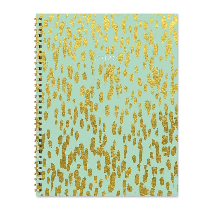 2020 Gold Dot Strokes Large Weekly Monthly Planner