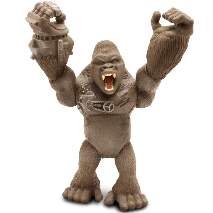 Lanard Primal Clash! Cyber Gorilla Mega Monster! - 10" Articulated Figure, Kids Toy Figure, Medium